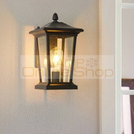 Outdoor Waterproof Wall Light Outdoor Simple Balcony Courtyard Lamp Corridor Led Modern LED Vintage Induction Lamp