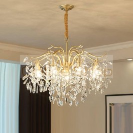 Pendelleuchte Lampara De Techo Colgante Moderna Crystal Suspension Luminaire Hanging Lamp Deco Maison Pendant Light