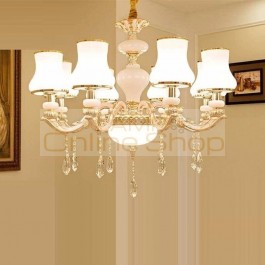 Pendente Para Sala De Jantar Pendelleuchte Dining Room Crystal Loft Luminaire Suspendu Hanging Lamp Lampen Modern Pendant Light