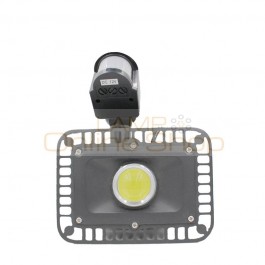 PIR 10W LED floodlight with lens DC/AC12V spotlight Solar system garage security Motion Sensor Time Lux adjustable
