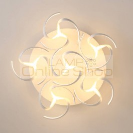 Postmodern Creative Fashion ceiling lights Warm And Romantic Round Bedroom Ceiling Lamp Led Lamps aluminum ceiling lighting