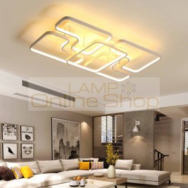 Remote control Led Ceiling Lights Modern Surface Mounted lamparas de techo Square acrylic Ceiling lamp lamparas luminaria teto