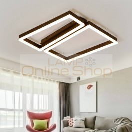 Remote control modern led ceiling lights for living room bedroom lamparas de techo dimming led ceiling lights lamp coffee