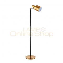  industrial Floor Lamp creative LED Floor Light brass color standing lamp E27 LED lamp for Living Room Bedroom study room