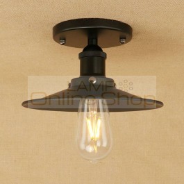  Nostalgic ceiling light for Restaurant Living Room Study lighting fixture,Village style Loft Corridor Iron art deco lamp