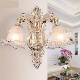 Rome style Gold champagne Aluminum wall Lamp E14 Led Luminaire Large K9 Crystal glass wall sconce Bed Verlichting Bathroom Light