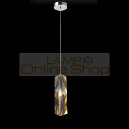 showcase 1 pcs crystal pendant light for dining room entrance porch lights Modern G4 LED diamond crystal light Cafe Bar lighting
