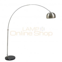 Simple Modern Floor Light parabola chrome adjustable Creative standing lamp E27 led lamp living room bedroom art home decoration