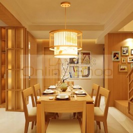 Southeast Asia Pendant Lights Led Bamboo Pendant Lights Classic Deco Reading Dining Room Hanging Lamps Hotel Headlamp