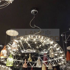 Stainless Steel LED Pendant Light Dia.66cm Dome shape Firework Light hotel Living Room Loft Light Shops Lights AC220V
