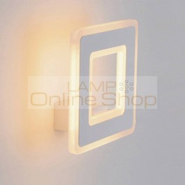 study room 12W mirror led wall lamp Modern square Led Wall Light for hotel room porch wall sconce led home lighting