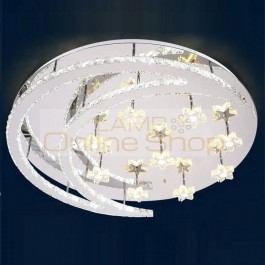 Sufitowa Celling Lighting Industrial Decor Deckenleuchten Crystal Plafondlamp LED Lampara De Techo Plafonnier Ceiling Light
