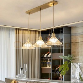 Suspension Luminaire Copper LED Chandelier Lighting for Living Room Bedroom Restaurant Hotel Porch Bar Indoor Deco hanglamp
