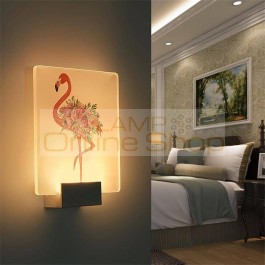 Table Loft Decor Indoor Modern Kinkiety LED Applique Murale Luminaire Aplique Luz Pared Wandlamp Bedroom Light Wall Lamp