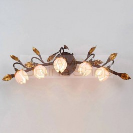 Vintage Loft Crystal Mirror Light American Loft Wall Light For Bathroom/Bedroom Decorative Sconce Wall Lamp