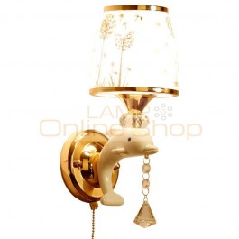 Wandlampen Sconce Lampara De Deco Maison Lampe Crystal Applique Murale Luminaire Aplique Luz Pared Bedroom Light Wall Lamp