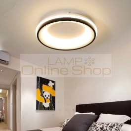 White / black Finnish modern LED single ceiling lights creative luminaria LED single teto living room home DecorationAC85-260V