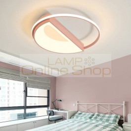 White/Pink/Blue Modern LED chandelier for living room bedroom dining room aluminum body Dimming home lighting luminarias dero