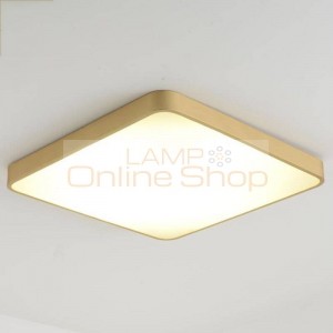 American full copper body Ceiling lights modern simple lighting fixture for home Store luxury foyer decoration LED ceiling lamp