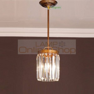 American Vintage lamp Nordic rustic hallway Led Ceiling Light stairs cloakroom crystal small lamps Home Lighting