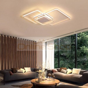 Led ceiling light for living room bedroom luster plafond wave modern LED ceiling lamp aluminum lights for home