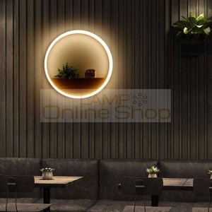 Modern Fashion Acrylic Wall Lamp Restaurant Lamp Interior Decoration Bedroom Balcony LED wall lights Home Fixture