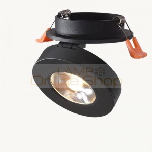 Modern Led Lamp Embedded Ceiling Aisle Porch Single ceiling light Niuyan Lights Background Wall Hole Trunk Lamp