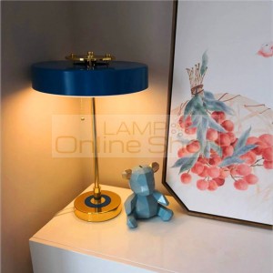 Modern Minimalist Metal Bedroom Bedside LED Table Lamps Home Lighting Desk Lamp Study Desk Wrought Iron Table Lights Decoration