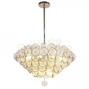 Modern Nodric LED Pendant light chrome gold plating metal body glass ball hanging art droplight home decoration Living room