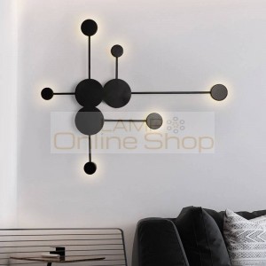 Modern Sconce Wall Light Vintage Decorative LED Wall Lamp Bedroom Bedside Wall Light Fixture white/black/gold