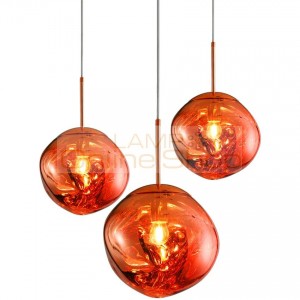 Modern Tom DIXON Lava LED Pendant Lamp Glass Ball Pendant Lights Lighting Art Bedroom Bar Living Room Kitchen Fixtures 