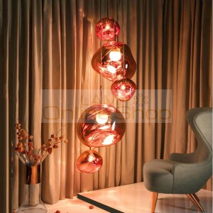 Modern Tom DIXON Lava LED Pendant Lamps Glass Ball Hanging Lamp Pendant Lights Lighting Art Bedroom Bar Living Room Led Fixtures