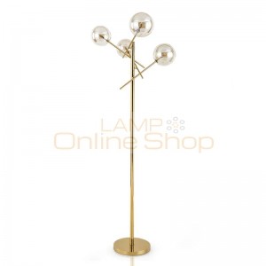  Nordic Simple Floor lamps Designer Plated gold Metal Living room Bedroom Standing lamp Iron lustre Lighting fixture