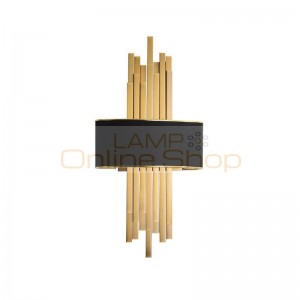 New classical LED wall lampS Plated metal gold wall mounted light home foyer corridor lighting e27 led wall sconce 
