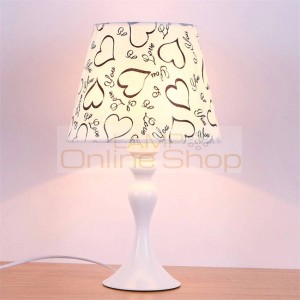 Nordic Shape Fabric LED Table Lamp E27 Lamp Holder 110-240V Modern Cloth Art Wood Desk Table Lamp Parlor Indoor Study Decoration