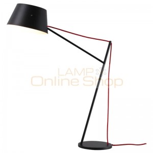 Northern Europe Table light Creative Industrial Black Iron Table Lamp Modern Contracted Bedroom Study Table Lighting free expres