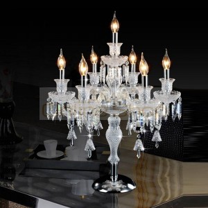 Romantic Fashion Wedding Decor Table lights for Bedroom Bedside Living Room Led E14 luxury high quality crystal table lamp