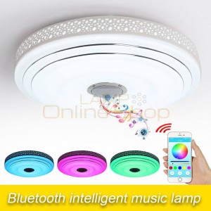 2019 New rgb dimming 36W LED ceiling light with Bluetooth and music 90-260V modern LED ceiling light for 15-30 square meters