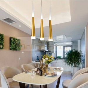 7w led Modern suspension luminaire home industrial deco lighting aluminum hanging pendant lamps for living dining room kitchen
