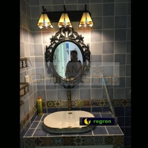 American indoor wall fixtures lampe Bathroom Mirror Light with glass Lamp shade Bathroom Cabinet Lighting Led wall sconces