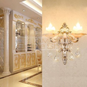 Arandela Para Parede Lampara De Sconce Bathroom Crystal Light For Home Applique Murale Aplique Luz Pared Luminaire Wall Lamp