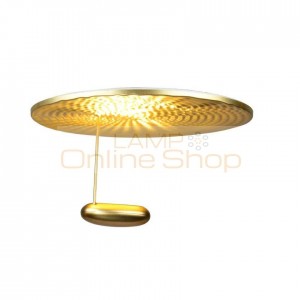 Art 110v 220v AC DC LED silver gold ceiling lamp light pendant light bedroom foyer water drop gold surface mounted ceiling lamps
