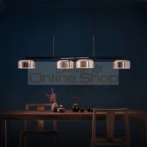 Art deco Cafe Kitchen Pendant Light Luminaire Study Office Restaurant Rotating Hanging Lamps design Modern Led suspension light