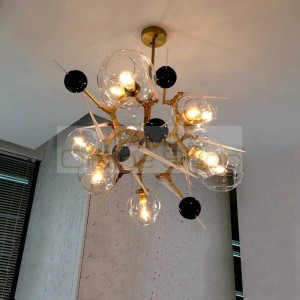 Art Deco Glass Ball JA chandelier lighting modern living room hanging lighting bar lighting hotel lighitng