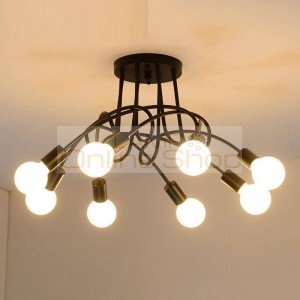 Ceiling Candeeiro Industrial Decor Lamp For Living Room Plafonnier Home Lighting Teto De Lampara Techo Ceiling Light