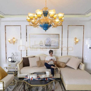 French Style Crystal Chandeliers Modern Bedroom Lamps Luxury Hotel Restaurant Speakers Living Room led Chandelier Lighting