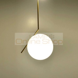 glass ball pendant light modern pendant lamp for living room/bedroom/dining room art deco lampara indoor use