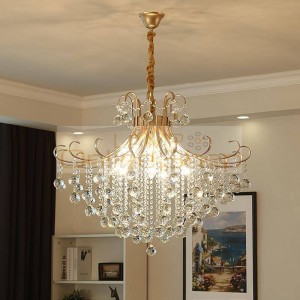 Home Deco Lustre E Pendente Para Sala De Jantar Lighting Crystal Loft Hanging Lamp Luminaire Suspendu Pendant Light