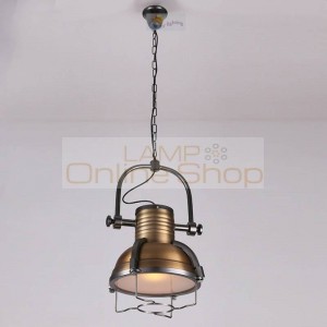Iron Factory Vintage Pendant Light Bar industrial lighting Chrome bronze Kitchen Restaurant Lighting Suspension Pendant Lamp