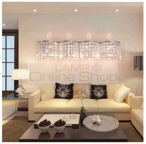 Large horizontal Crystal Wall sconce Lamp for Living Room Guest room long crystal Bar Led Wall Light bedroom big modern Arandela